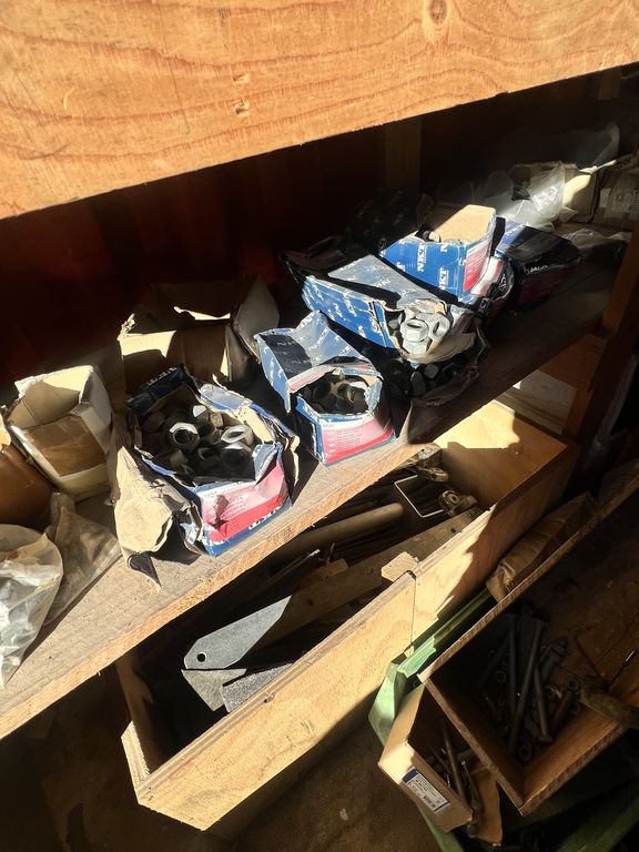 Rød 20 fods Container M/bolt & Jern ( Nr 3 )