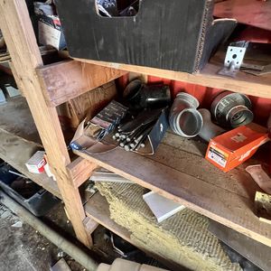 Rød 20 fods Container M/bolt & Jern ( Nr 3 )