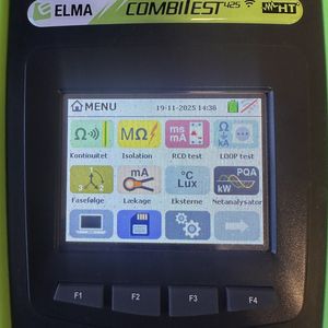 elektrisk installations- og sikkerhedstester-sæt.