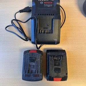 BOSCH  18V batteriladesæt