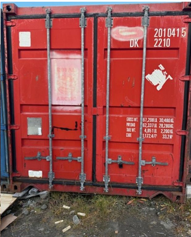 20 fods container rød ( Nr 1 )